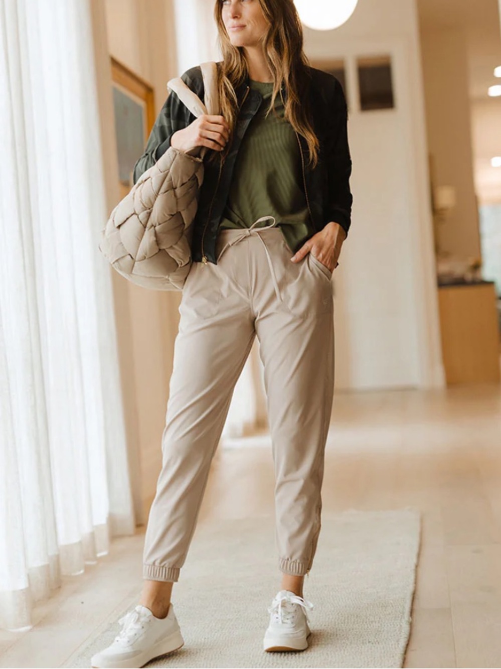 Albion Cobblestone Jetsetter Joggers Size Medium